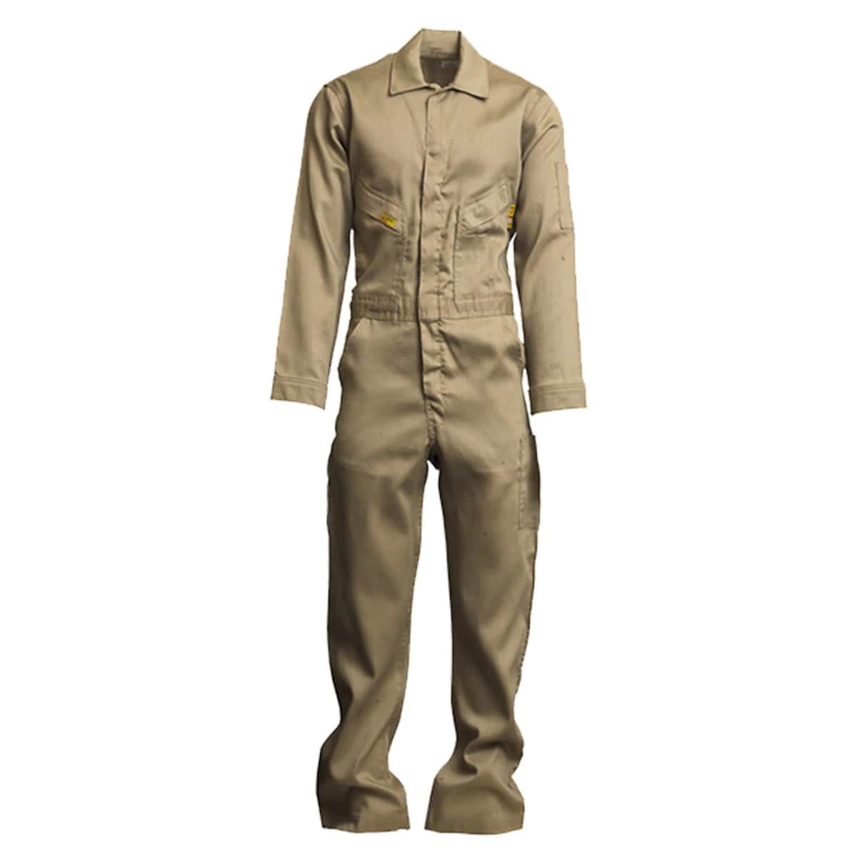 LAPCO FR Deluxe Lightweight Coveralls in Khaki